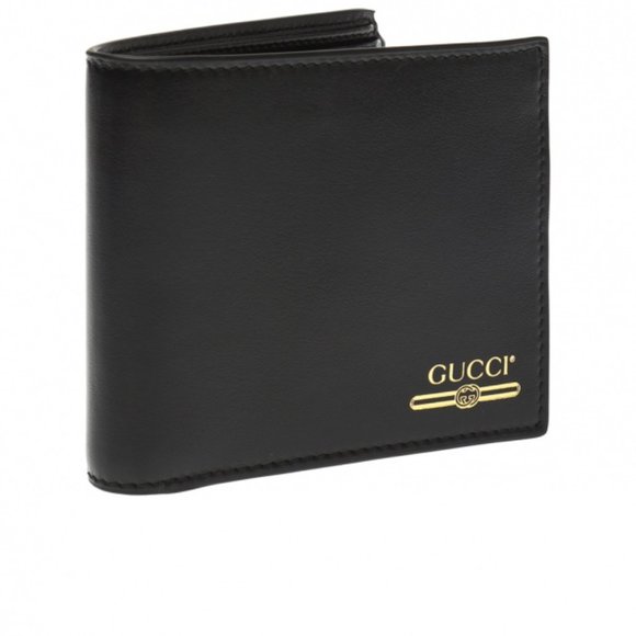 Gucci Mini Print Logo Leather Wallet w/ Coin pouch - Picture 3 of 10
